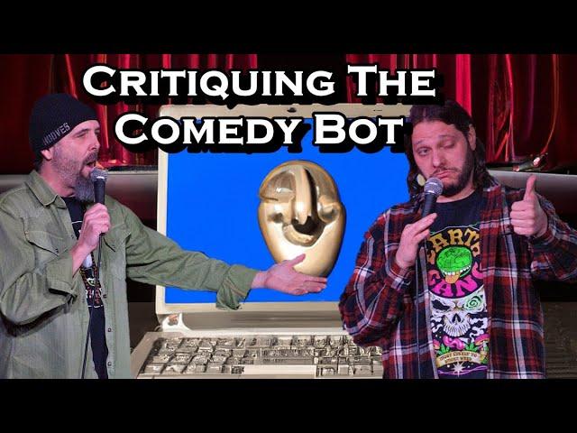 Comedians Matt Bellak and Tim Hanlon critique a profile of them written by Artificial Intelligence