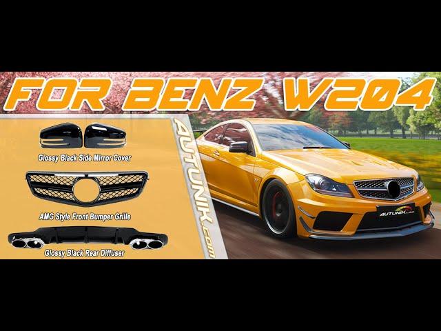 Mercedes-Benz C-Class W204 Tuning and Performance Parts - Body Kits, Grills, Spoiler