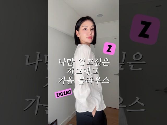 실패없는 지그재그 블라우스 추천! 🩷 가을옷 가성비있게 쇼핑하러가자 #블라우스 #가을옷추천 #여자패션 #dailylook #지그재그