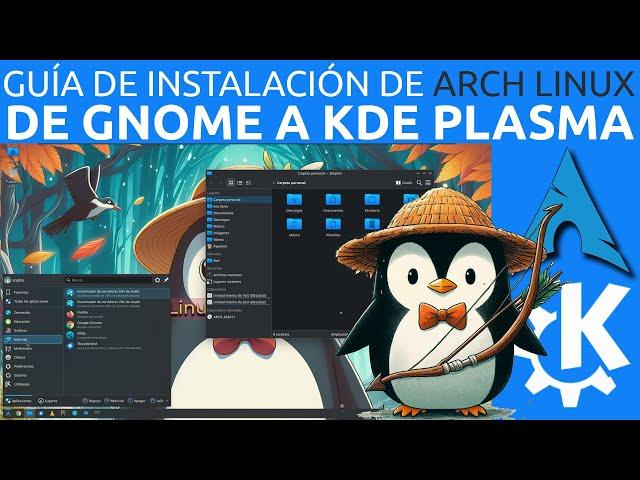  Cómo instalar y configurar Arch Linux con KDE Plasma en 2024 [Guía Completa] ️