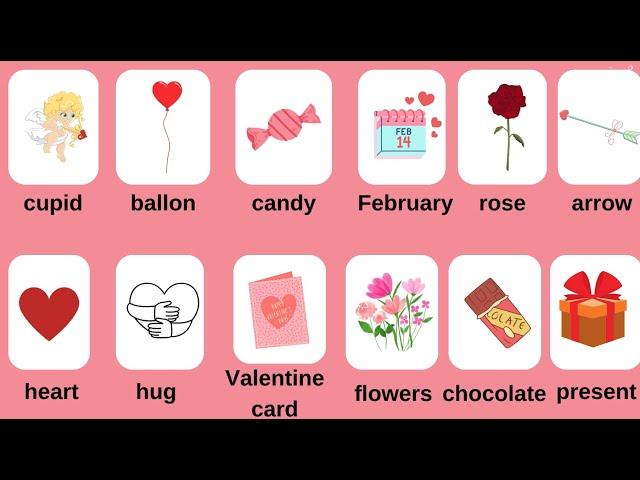 Valentine’s day | Vocabulary Flashcards