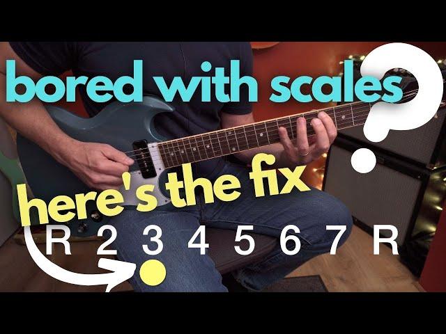 Better sounding scales for guitar