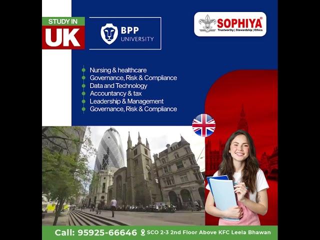 Study In The UK | BPP University | Sophiya Consultants