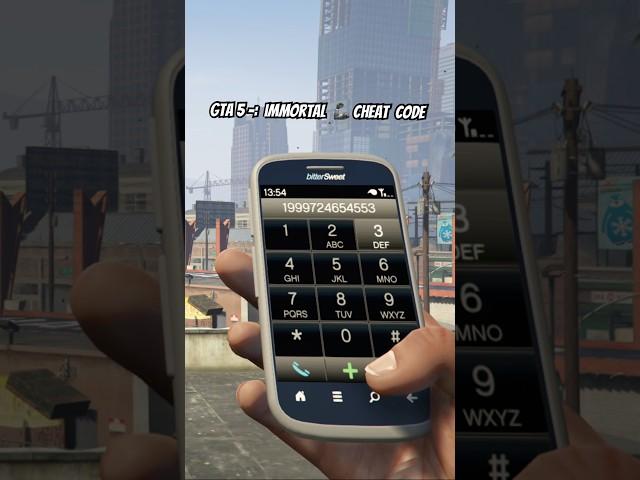 GTA 5 : The Cheat Codes Can Make You Immortal #gta5 #shorts