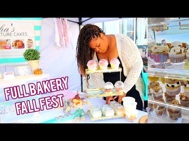 Pop-Up Bakery for HUGE Fall Fest | The First Fall Event of 2024!! | SUMMER HEAT | Vendor Walk Thru