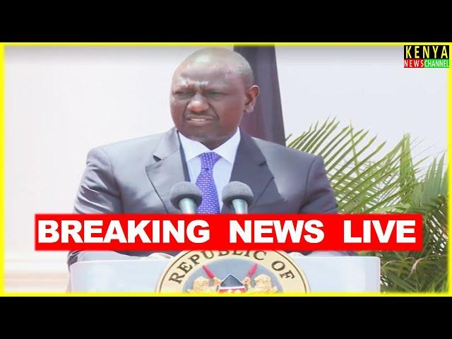 LIVE - Ruto to address the Nation amidst Gachagua impeachment from State House President's Award