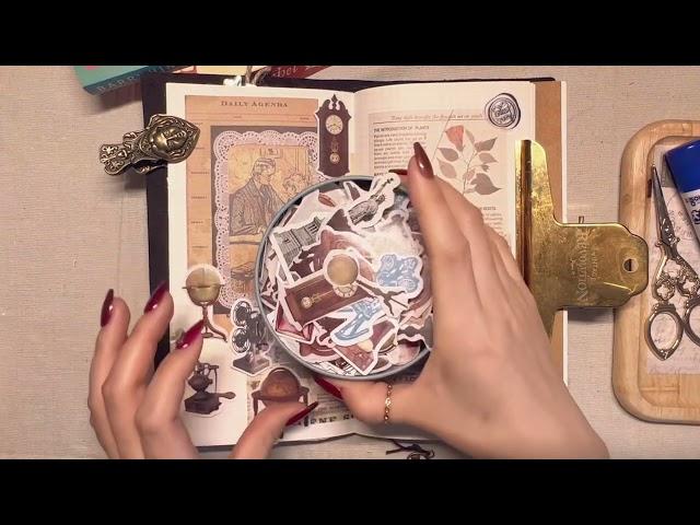 ASMR ‘우리 할아버지는 과학자‘ #scrapbooking #journal #vintage #빈티지다꾸 #다꾸