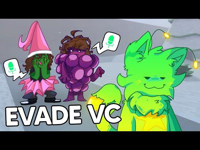 TROLLING AS GNARPY IN EVADE VC | Roblox Evade VC Funny Moments