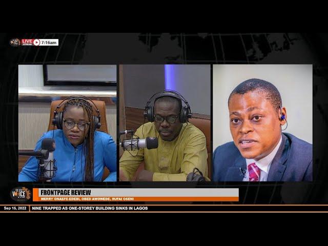 Frontpage Review | Rufai Oseni , Merry Onaefe-Edebi, Obed Awowede | VOP90.3 FM