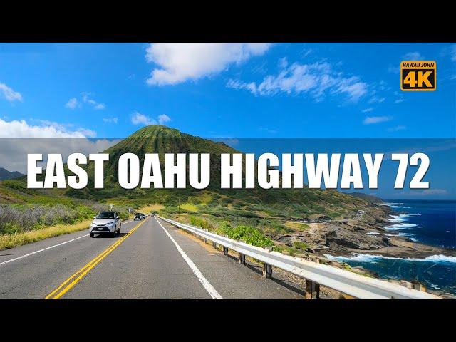 EAST OAHU  HIGHWAY 72  Hawaii Kai, Waimanalo  ️ Hawaii John 4K Driving