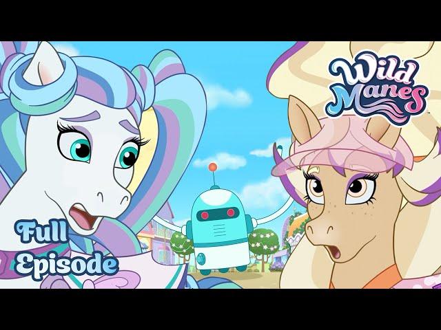 The Mane Machine  Full Episode  Wild Manes | Ep. 2 | Fun Pony Cartoon