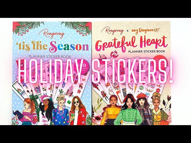 Rongrong + Amy Tangerine Holiday Sticker Books Flip Through!