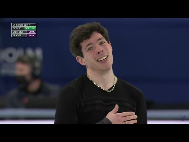 2021 World Figure Skating Championships_FS_Keegan MESSING