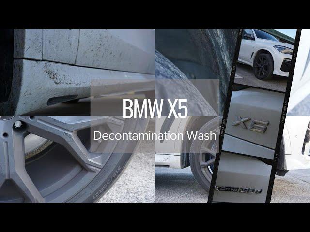 BMW X5 - Decontamination Wash.