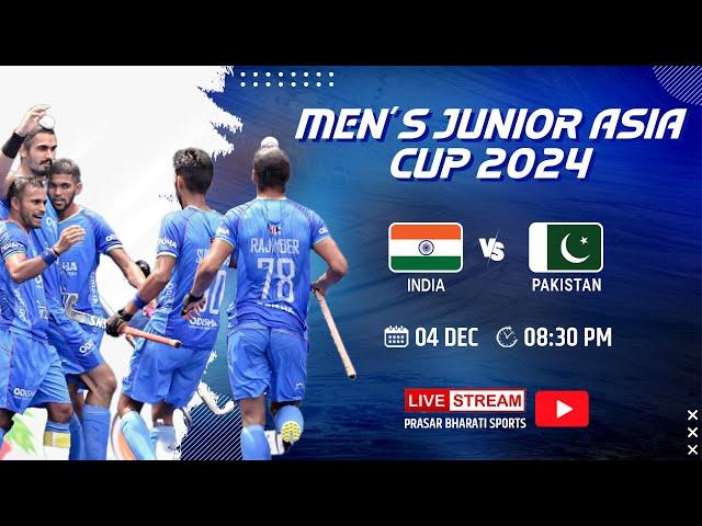 LIVE - India vs Pakistan, Junior Men's Hockey Asia Cup 2024, FINAL