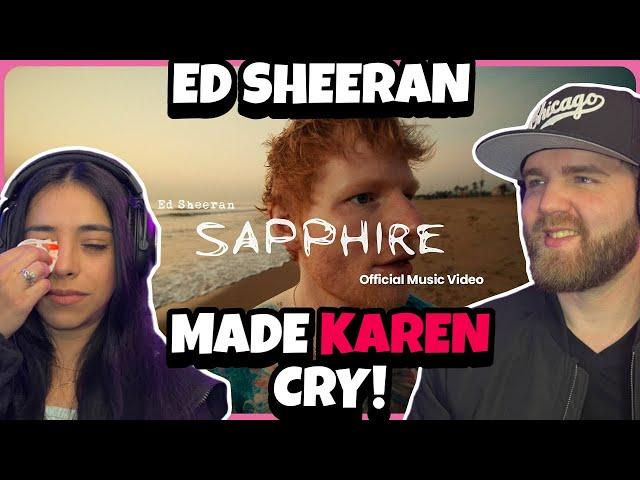 BEAUTIFUL TRIBUTE TO INDIA  | Ed Sheeran - Sapphire (Our First Listen)