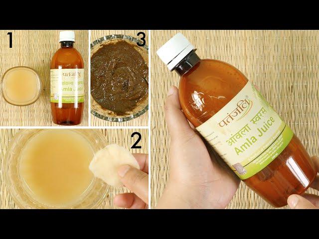 How to Use Patanjali Amla Juice for Glowing Skin & Long Black Hair + Review