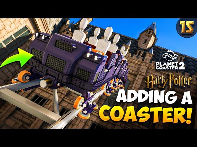 Adding a COASTER to Hogwarts in Planet Coaster 2! (#15)