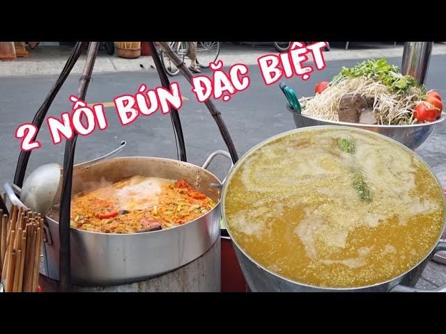 Bất ngờ trước 2 nồi bún cua cá đặc biệt, khách lúc nào cũng đông nườn nượp tại Châu Đốc