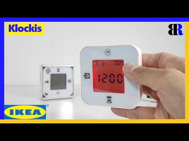 IKEA Klockis Clock/thermometer/alarm/timer - Unboxing + Test