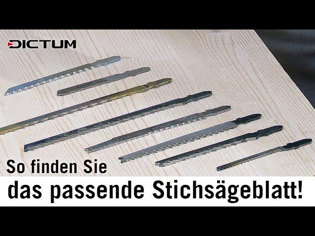 Das richtige Stichsägeblatt finden - materialgerechte Sägeblätter