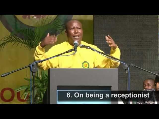 The 10 sayings of president Malema