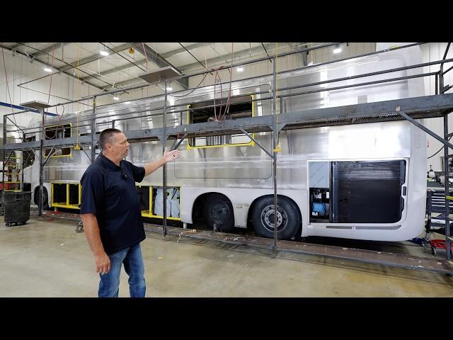 Building a $2.6 Million Luxury Motorcoach from the ground up in the USA-Newell Coach factory tour