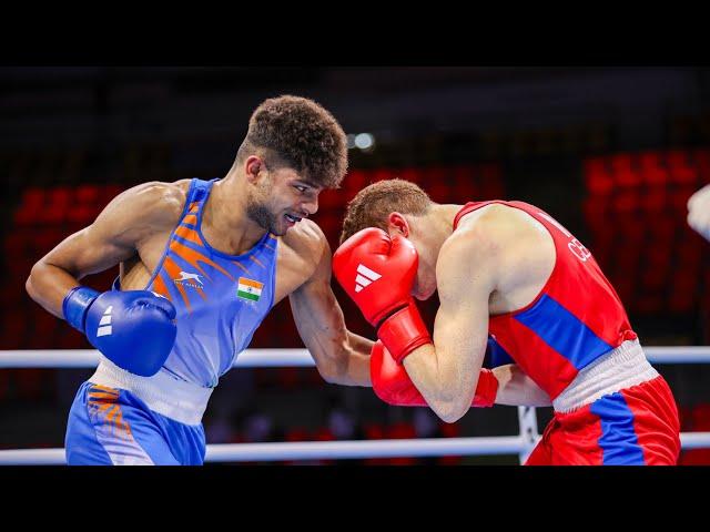 Nishant Dev (IND) vs. Vasile Cebotari (MDA) World Olympic Qualifiers 2024 QF's (71kg)