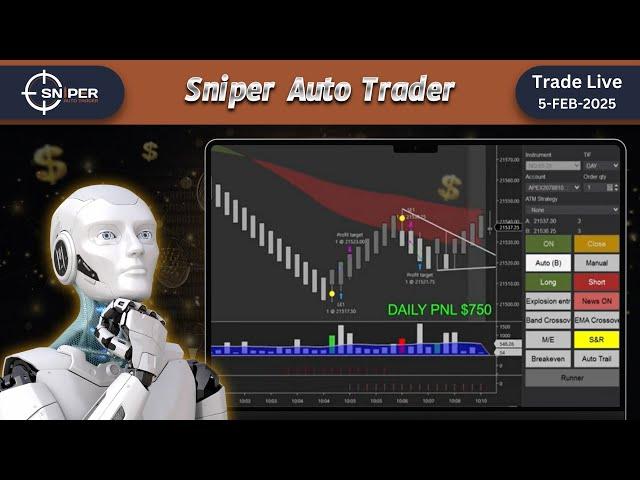Smart Trading with Sniper Auto Trader | Automation for Consistent Gains #slingshotbot #ninjatrader8