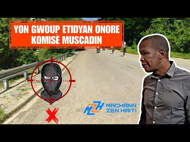 Flash! Komisè Muscadin Frape, Yon Gwo Koure Fenk Tonbe!, - Men Kòman Kèk Ri Pòtoprens Leve Jodi a