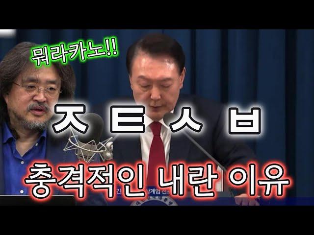 ㅈㅌㅅㅂ 충격적인 내란 이유
