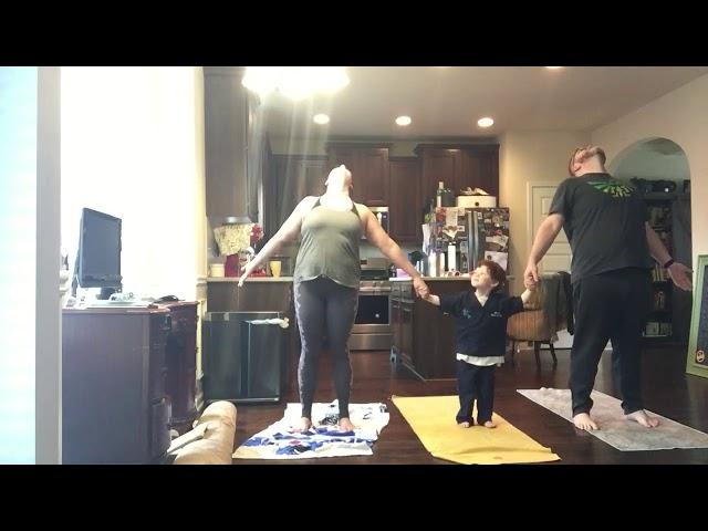 Yoga with Flip Your Dog Yoga~ Family fun yoga with Molly, John and Bruce  FULL YOGA CLASS*