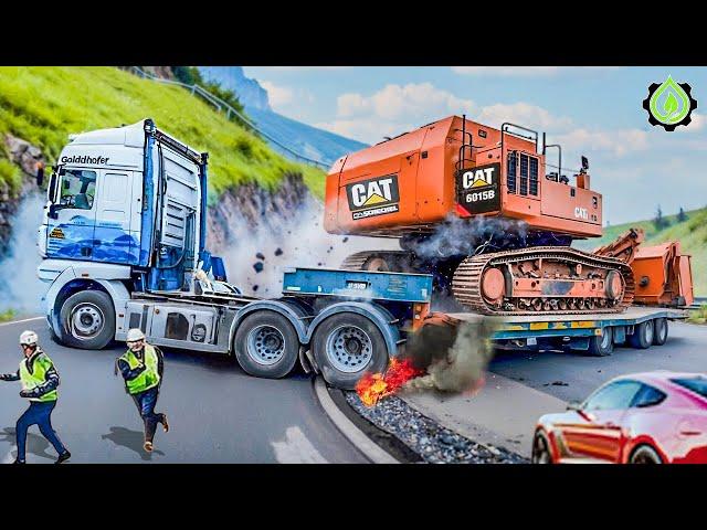 Dangerous Idiots Truck & Heavy Equipment Fails Compilation | Extreme Truck Idiots at Work #69