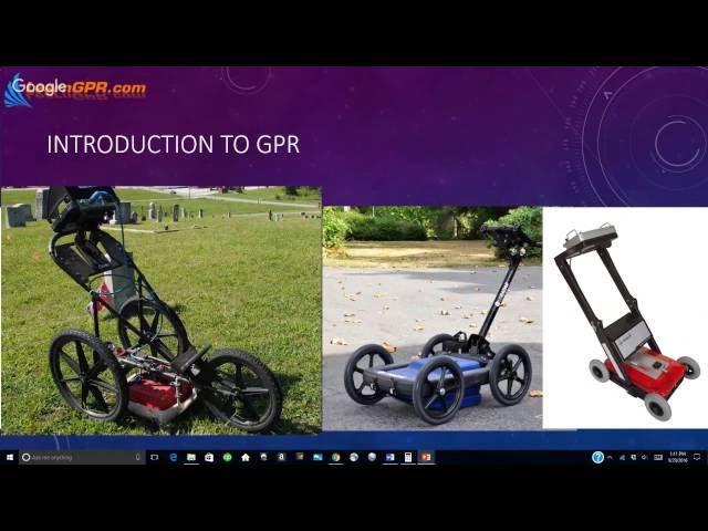 GPR (Ground Penetrating Radar) for Utility Locating Webinar Replay