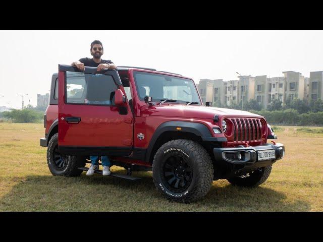 Modified Mahindra Thar With Sunroof, Electric Footboard & More!