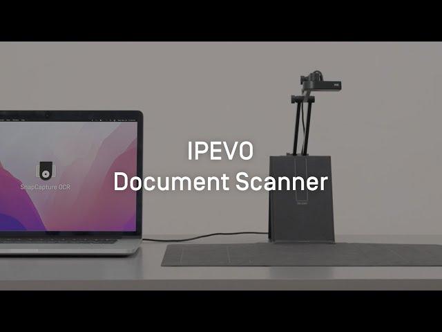 IPEVO Document Scanner Quick Start Video