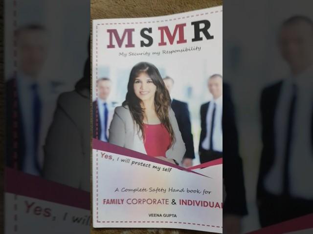 MSMR security and responsibility Women safety handbook Veena Gupta #posh #harass #womensafety #book