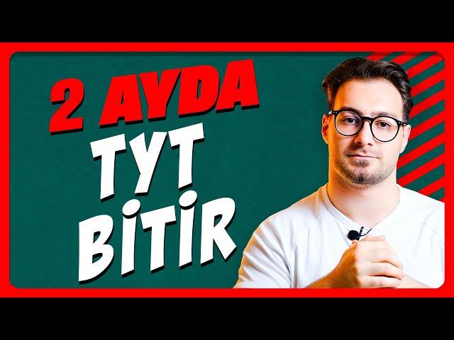 DERECE YAPTIRACAK PROGRAM! 2 ayda TYT nasıl bitirilir?