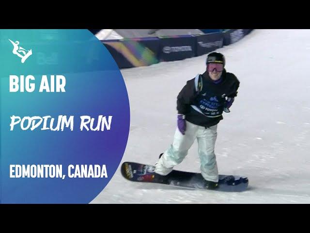 Chris Corning earns second place in big air | Edmonton | FIS Snowboard