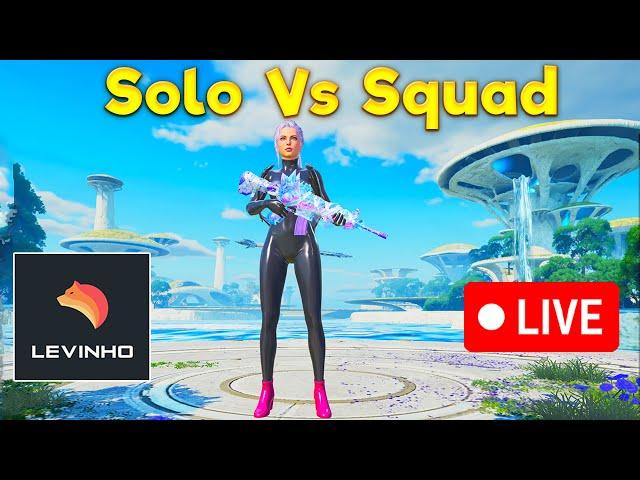  Levinho Solo Vs Squad PUBG MOBILE 2