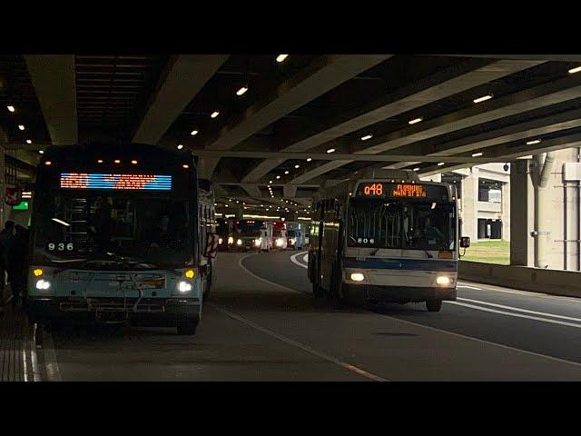 4K 2025: MTA/PANYNJ: Bus Action @ LaGuardia Airport [M60-SBS, Q47, Q48, Q70-SBS, Q72]