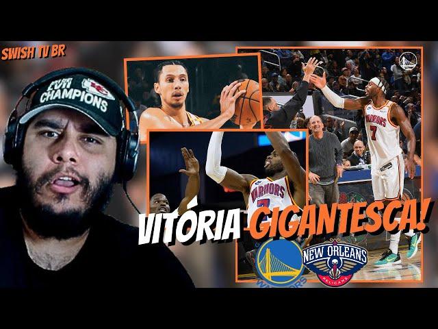 Sem Curry, Warriors mostra FORÇA do ELENCO e consegue VITÓRIA GIGANTESCA! / Warriors vs Pelicans