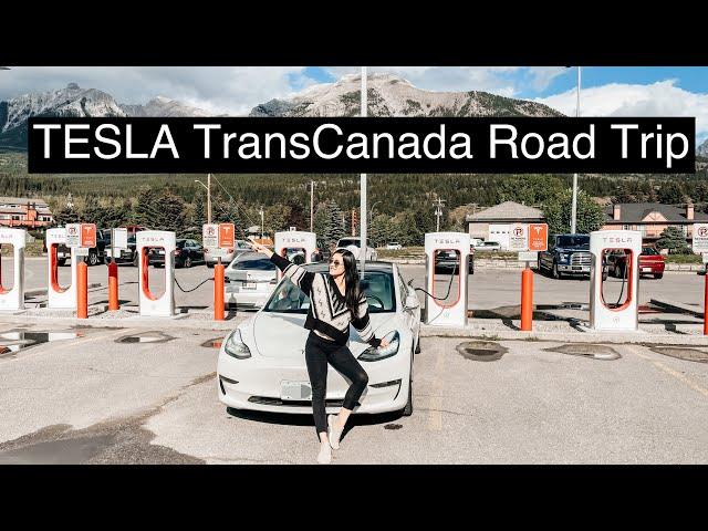 12,000km TESLA Model 3 Toronto to Vancouver | TransCanada Road Trip