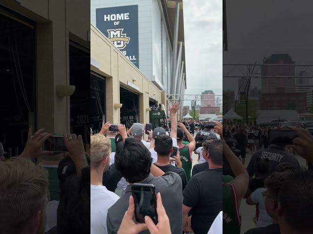 The 2021 Milwaukee Bucks Championship Parade is underway!  | #Shorts