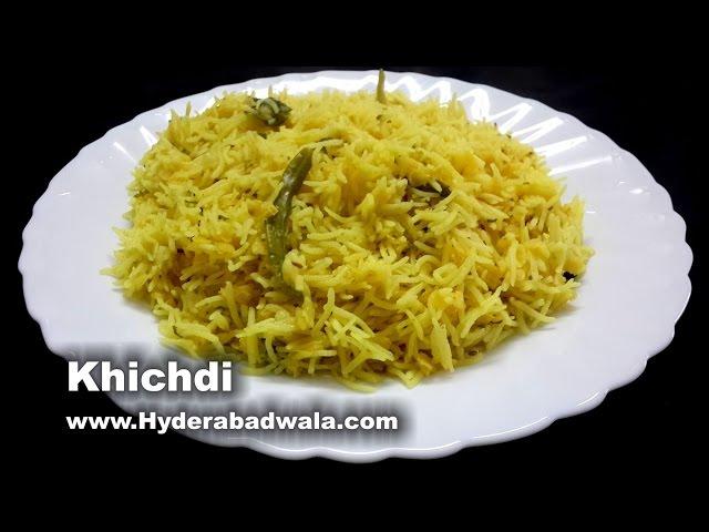 Khichdi with Masoor Dal Recipe Video – How to make Hyderabadi Khichdi – Easy and Simple (English)