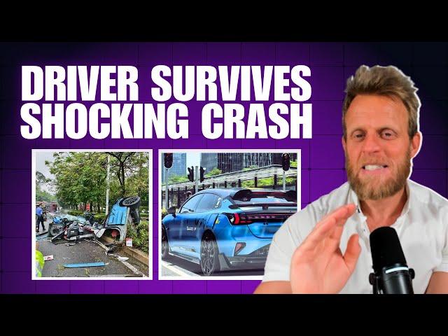 This Crash Was So Violent It Ripped the Car in Two - "Driver just walked away!"