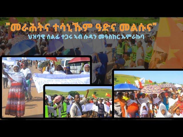 TMH - "መራሕትና ተሳኒኹም ዓድና መልሱና" ህዝባዊ ሰልፊ ተጋሩ ኣብ ሱዳን መዓስከር ኡምራኩባ