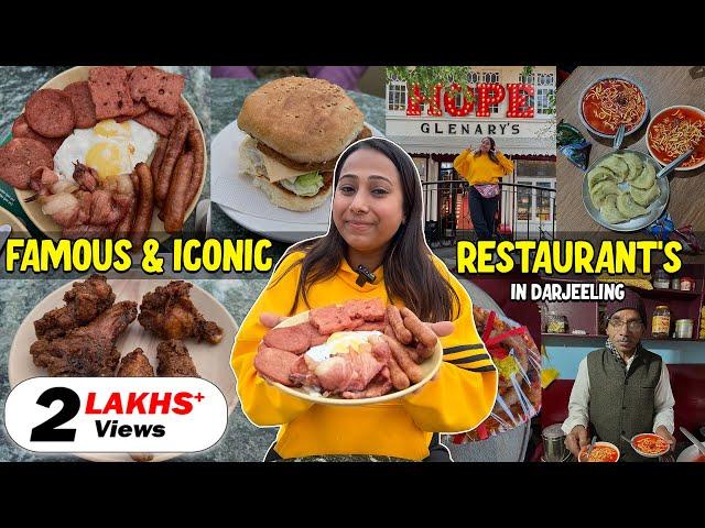 Darjeeling's Famous & Iconic Restaurant | Glenary's, Keventer's Bhola's Aloo | Episode-8