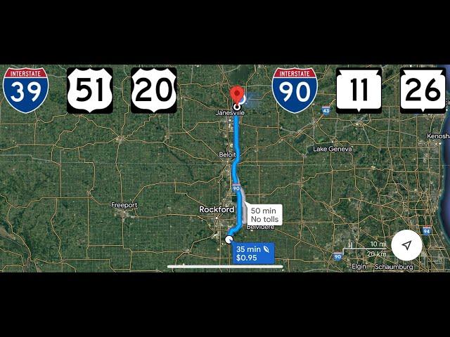 Road Trip - I-39 North to I-90 West (Western Wisconsin Road Trip #3)