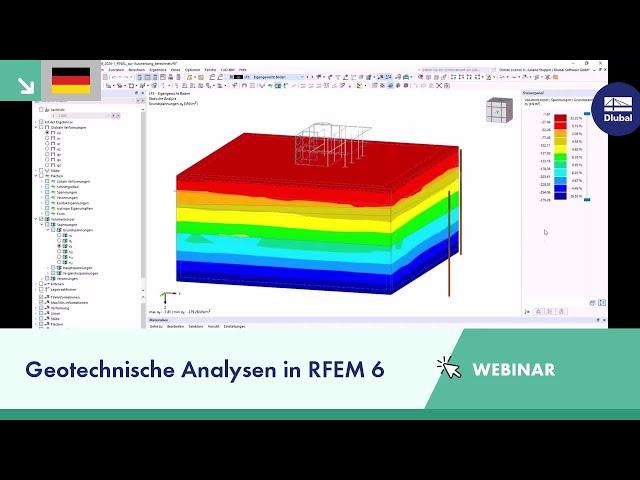 Geotechnische Analysen in RFEM 6